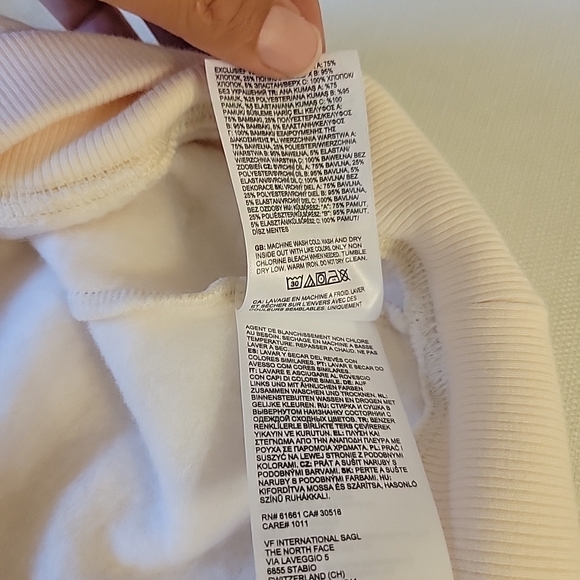 The North Face Women's Box NSE Pullover Hoodie - Gardenia White X-Large NWT - Picture 7 of 9